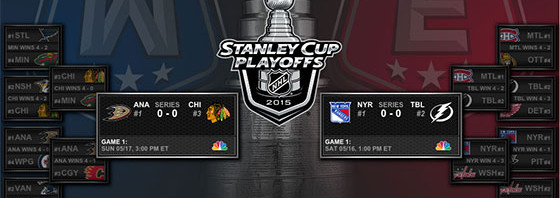 NHL Stanley Cup 2015 conference finals TV schedule