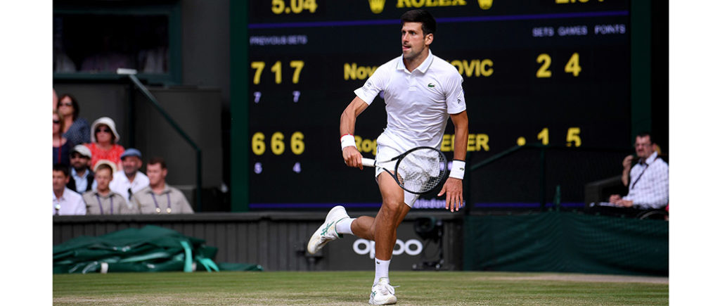 Novak Djokovic Wimbledon 2019