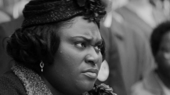 Danielle Brooks as Mahalia Jackson in 'Mahalia' on Lifetime