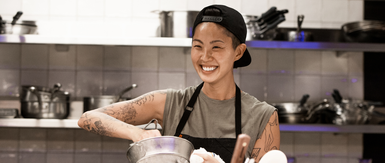 Kristen Kish in "Fast Foodies"