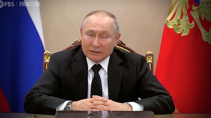 Frontline: Putin's Road to War PBS