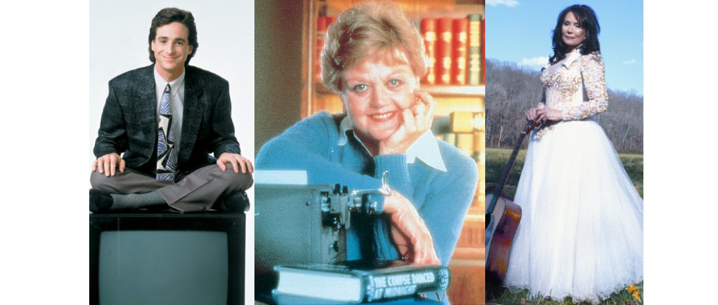 Bob Saget, Angela Lansbury, Loretta Lynn