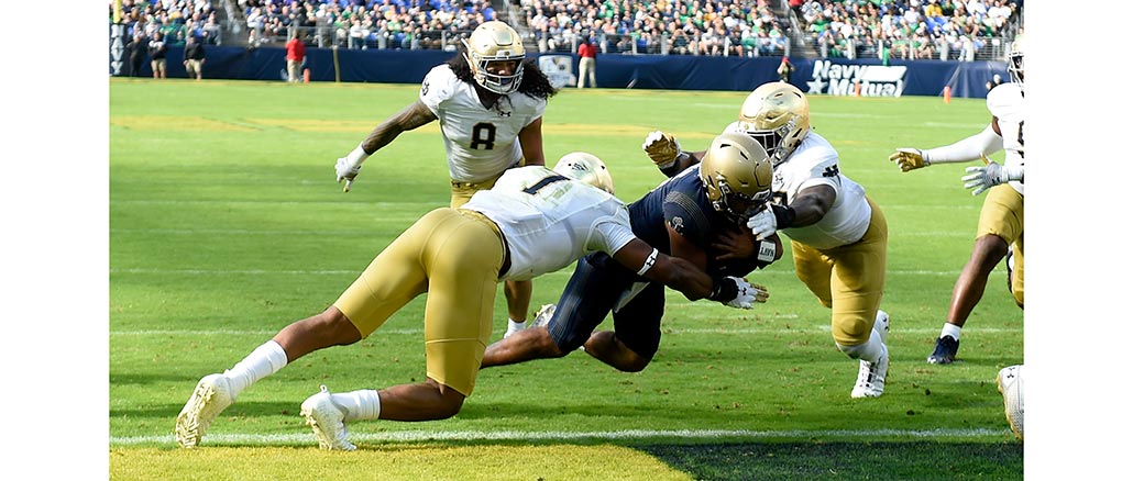 Navy vs. Notre Dame football