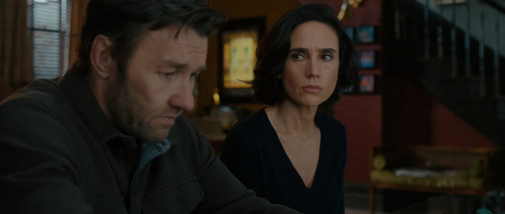 Joel Edgerton and Jennifer Connelly in Dark Matter (2024)