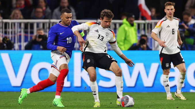 Mbappe, France vs. Germany Soccer
