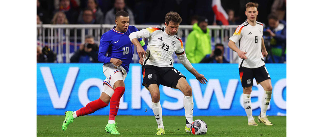 Mbappe, France vs. Germany Soccer