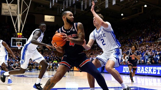 Auburn vs. Duke college basketball